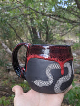 Load image into Gallery viewer, Red/Black Snake Halloween Mug Pre-Order
