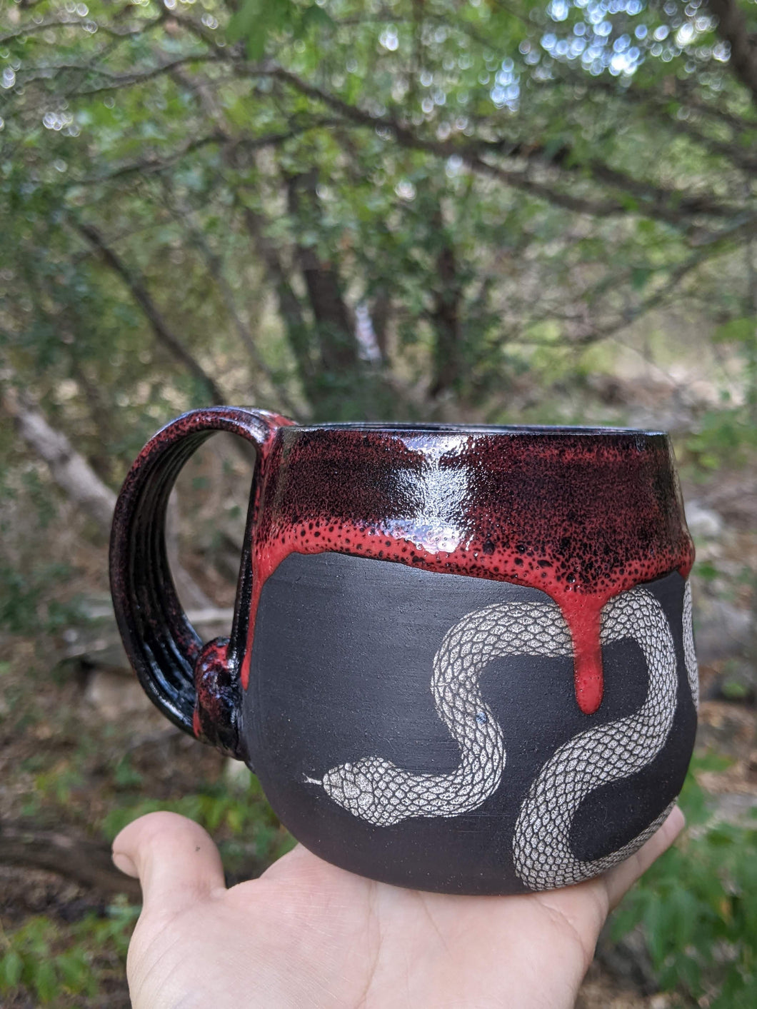 Red/Black Snake Halloween Mug Pre-Order