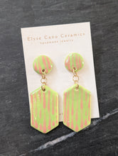 Load image into Gallery viewer, Stripe Dangle Earrings
