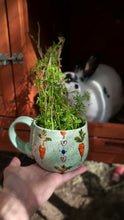 Load and play video in Gallery viewer, Spring Bunny Mug w/gold (Pre-order)
