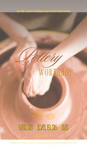 Beginner/Intermediate Wheel Throwing Class-Sundays Fall 2025